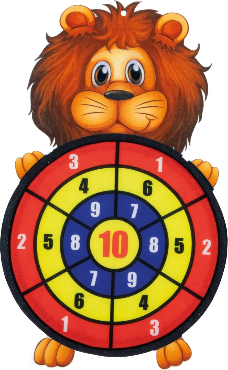 Toi-toys Dartspel Met Ballen Leeuw 34 Cm