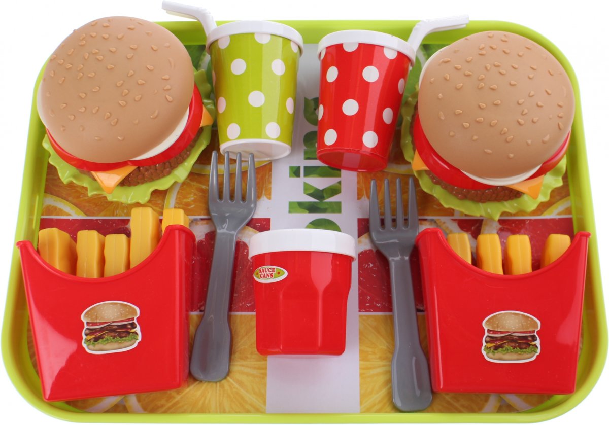 Toi-toys Eetset Fastfood 10-delig