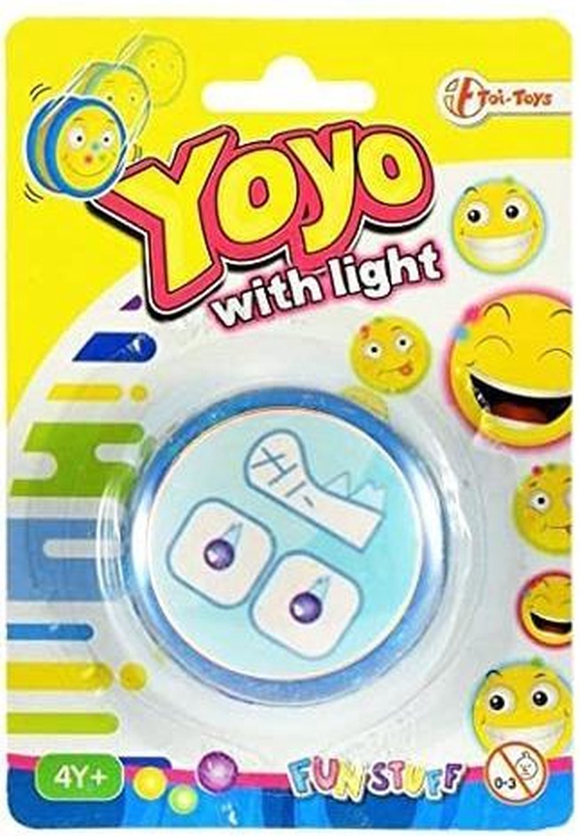 Toi-toys Jojo Emoticon Koud Lichtgevend Junior 6 Cm Blauw