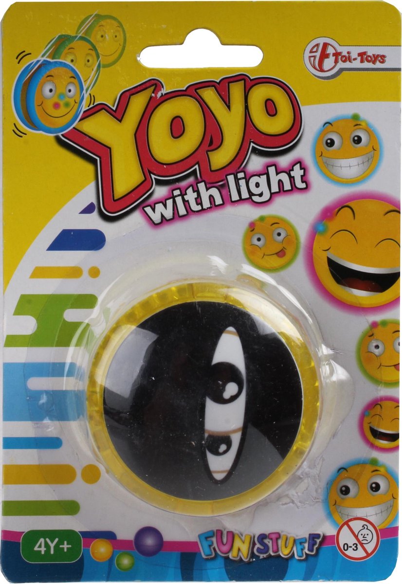 Toi-toys Jojo Emoticon Ninja Lichtgevend 6 Cm Geel