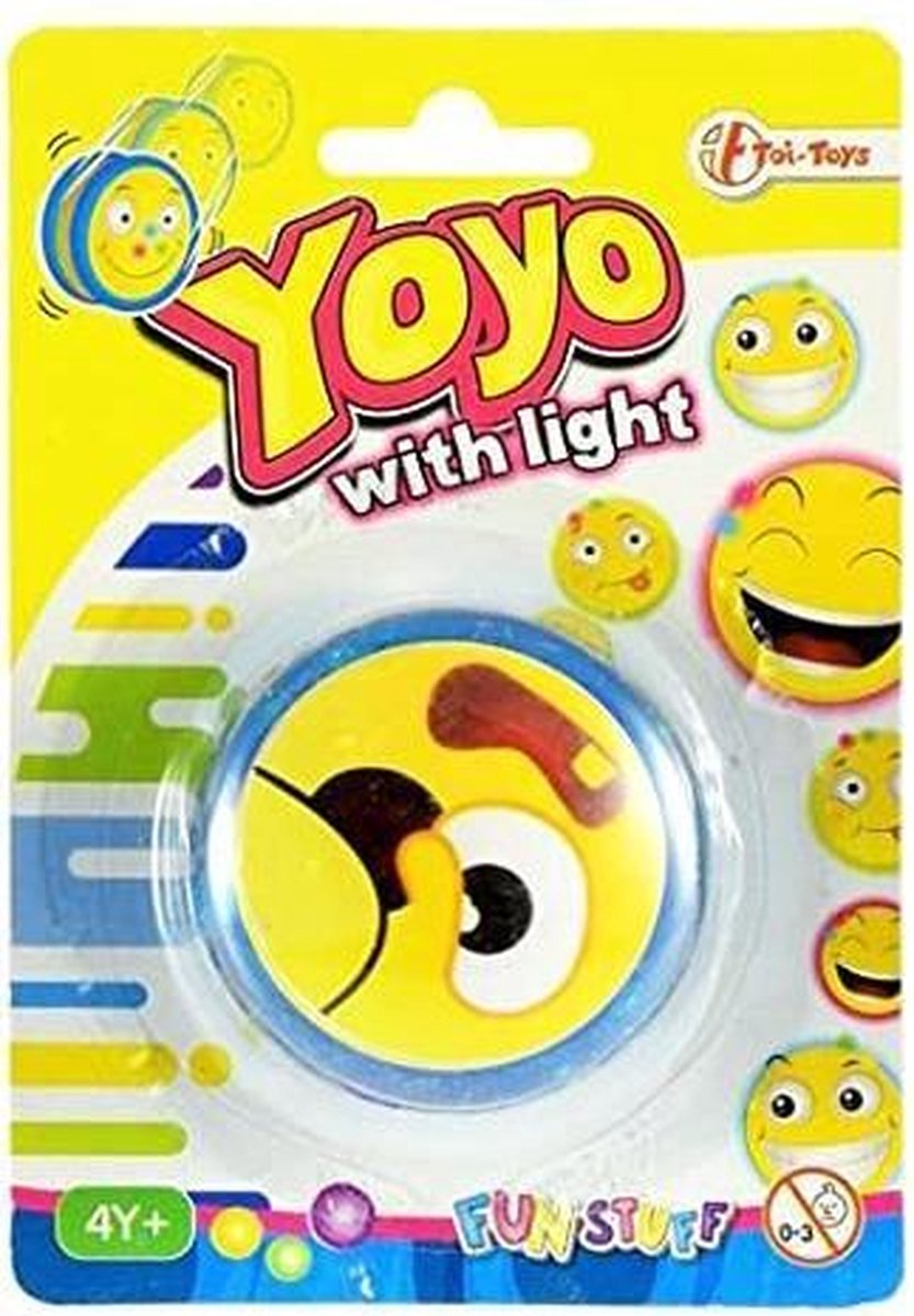 Toi-toys Jojo Emoticon Piraat Lichtgevend Junior 6 Cm Geel/blauw/zwart