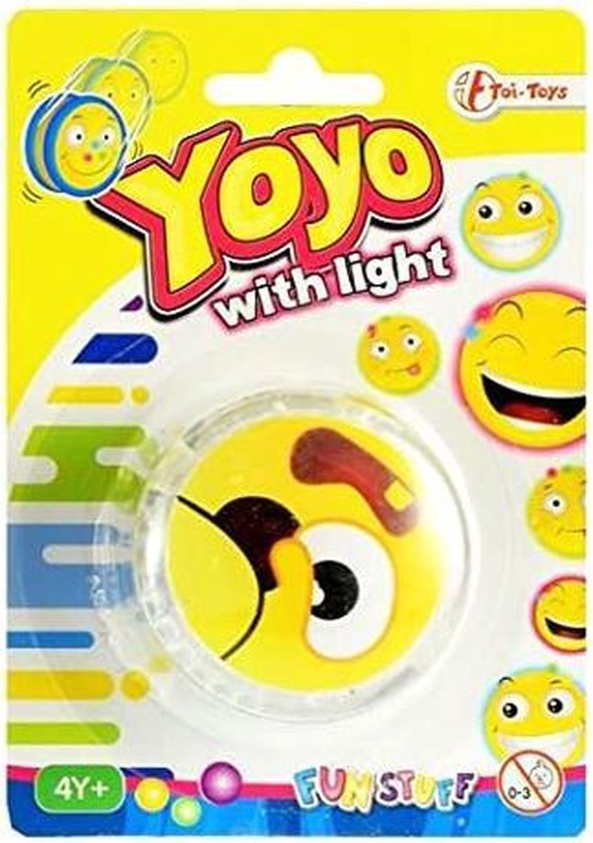 Toi-toys Jojo Emoticon Piraat Lichtgevend Junior 6 Cm Geel/wit/zwart