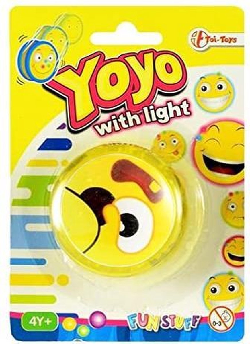 Toi-toys Jojo Emoticon Piraat Lichtgevend Junior 6 Cm Geel/zwart