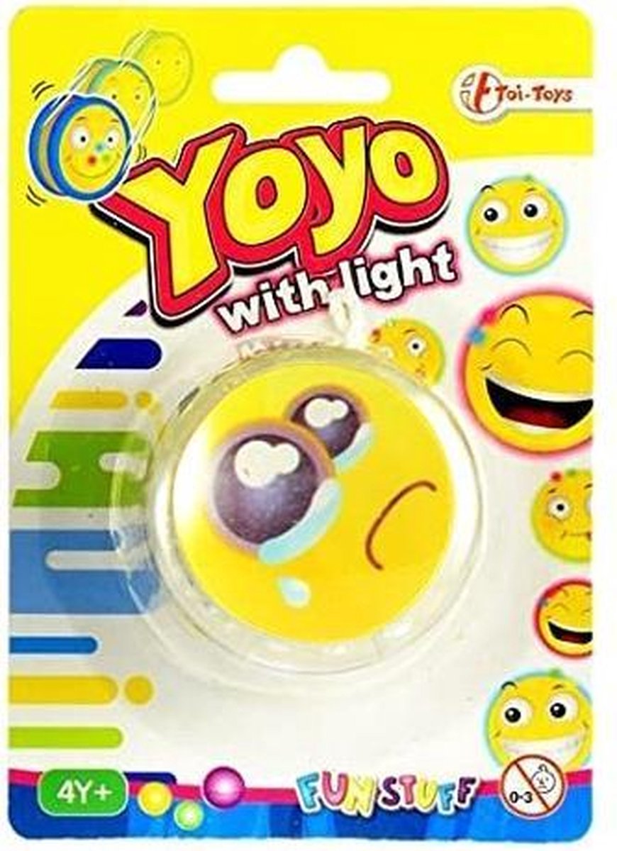 Toi-toys Jojo Emoticon Verdrietig Lichtgevend Junior 6 Cm Geel/wit/zwart