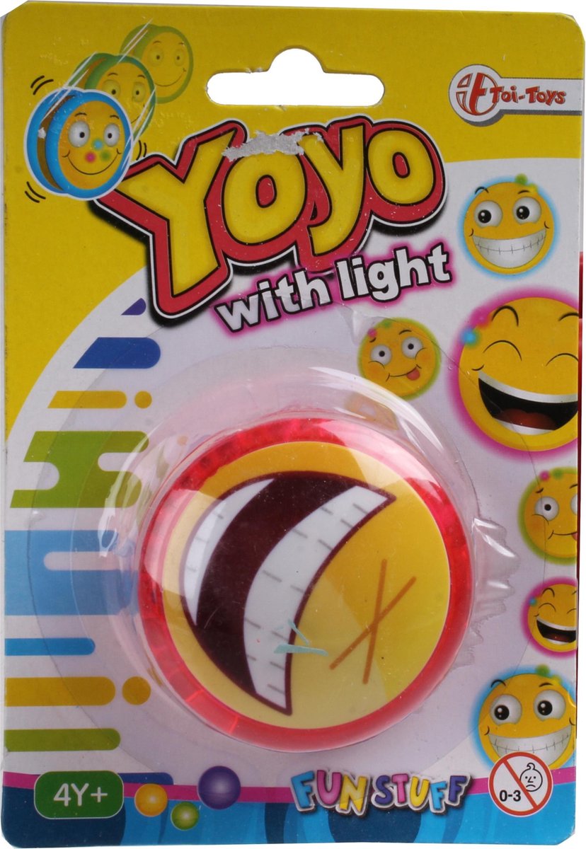 Toi-toys Jojo Emoticon Xd Lichtgevend 6 Cm Rood