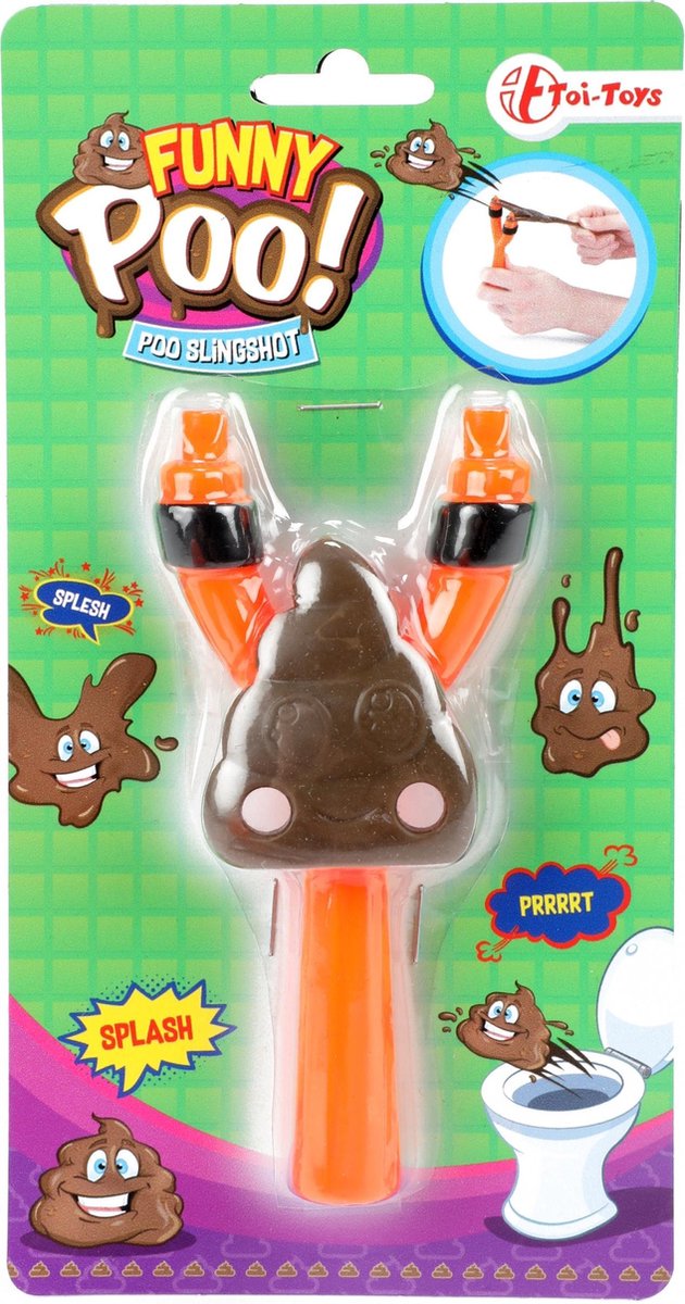 Toi-toys Katapult Funny Poo Junior Oranje/bruin