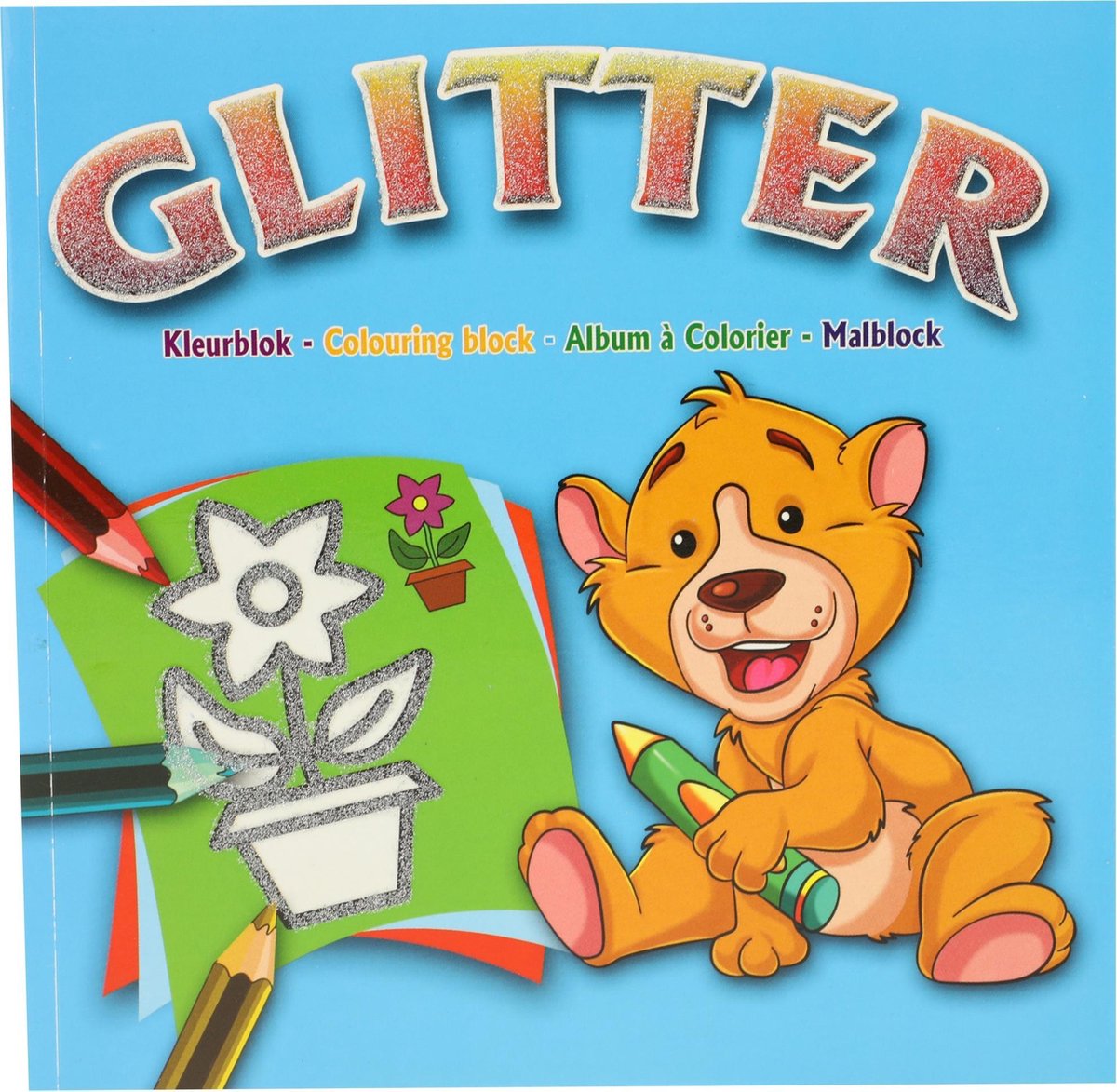 Toi-toys   Glitter Meisjes 40 Paginas Blauw