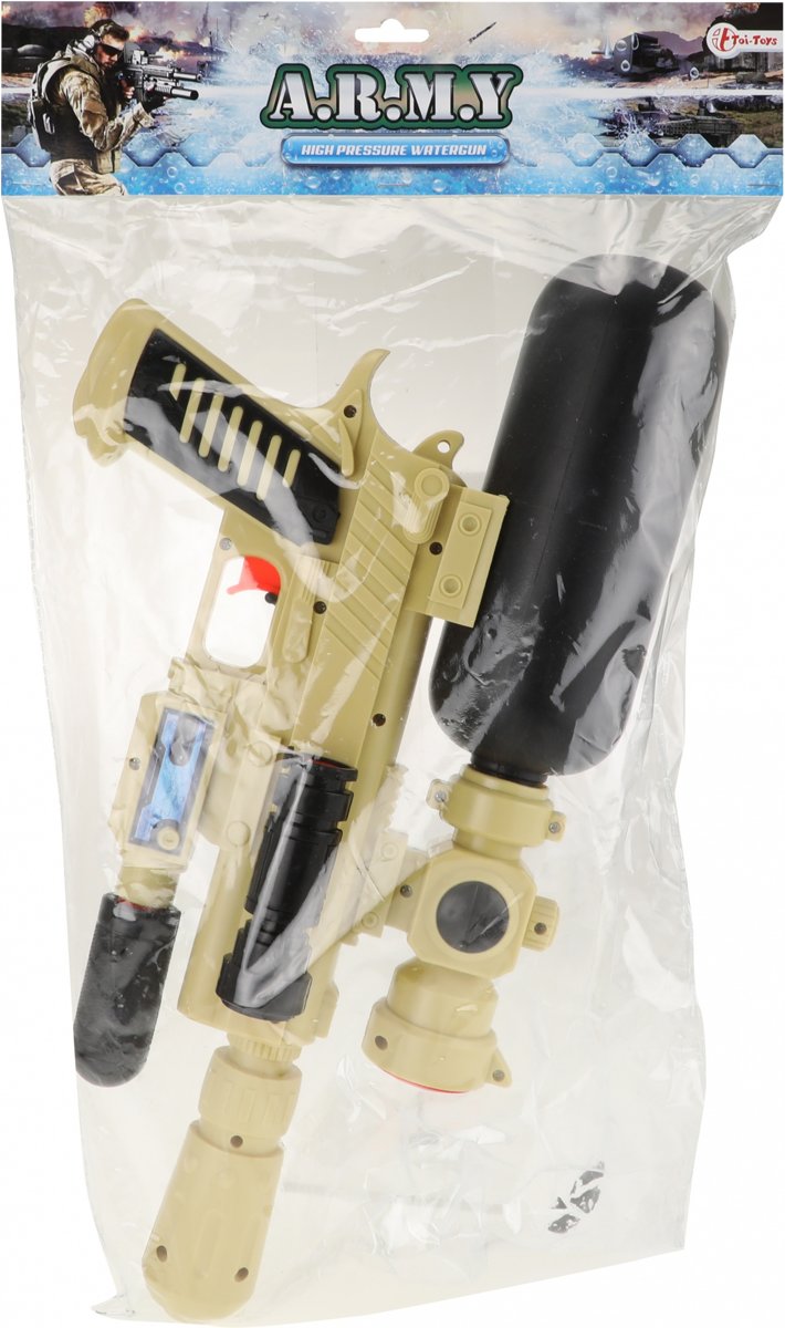 Toi-toys Leger Waterpistool Beige/zwart 44 Cm