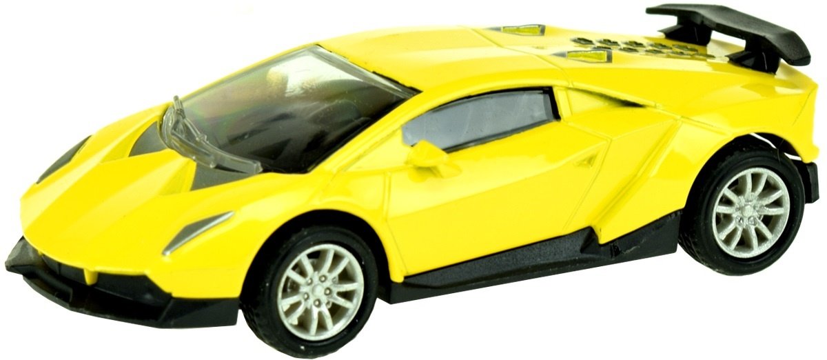 Toi-toys Metal Raceauto Geel