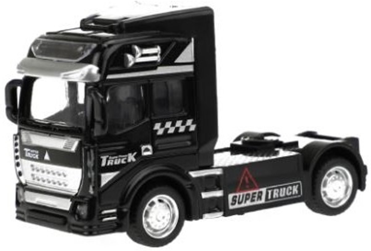 Toi-toys Metal Vrachtwagen Zwart 12 Cm