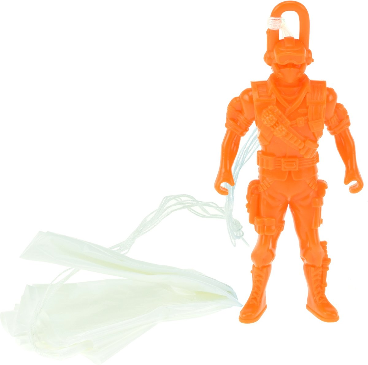 Toi-toys Militaire Parachutist Oranje 10cm