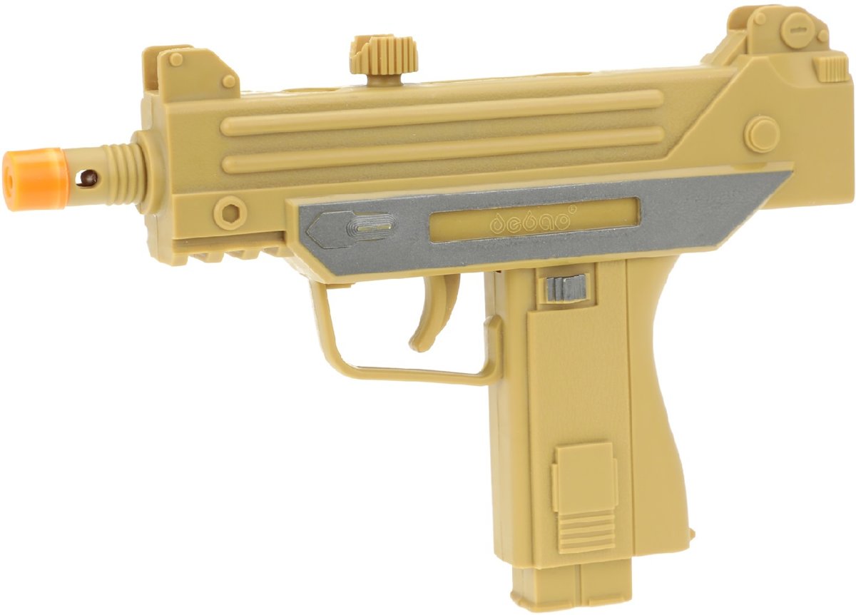 Toi-toys Mitrailleur Met Licht En Geluid Beige 17,5 Cm