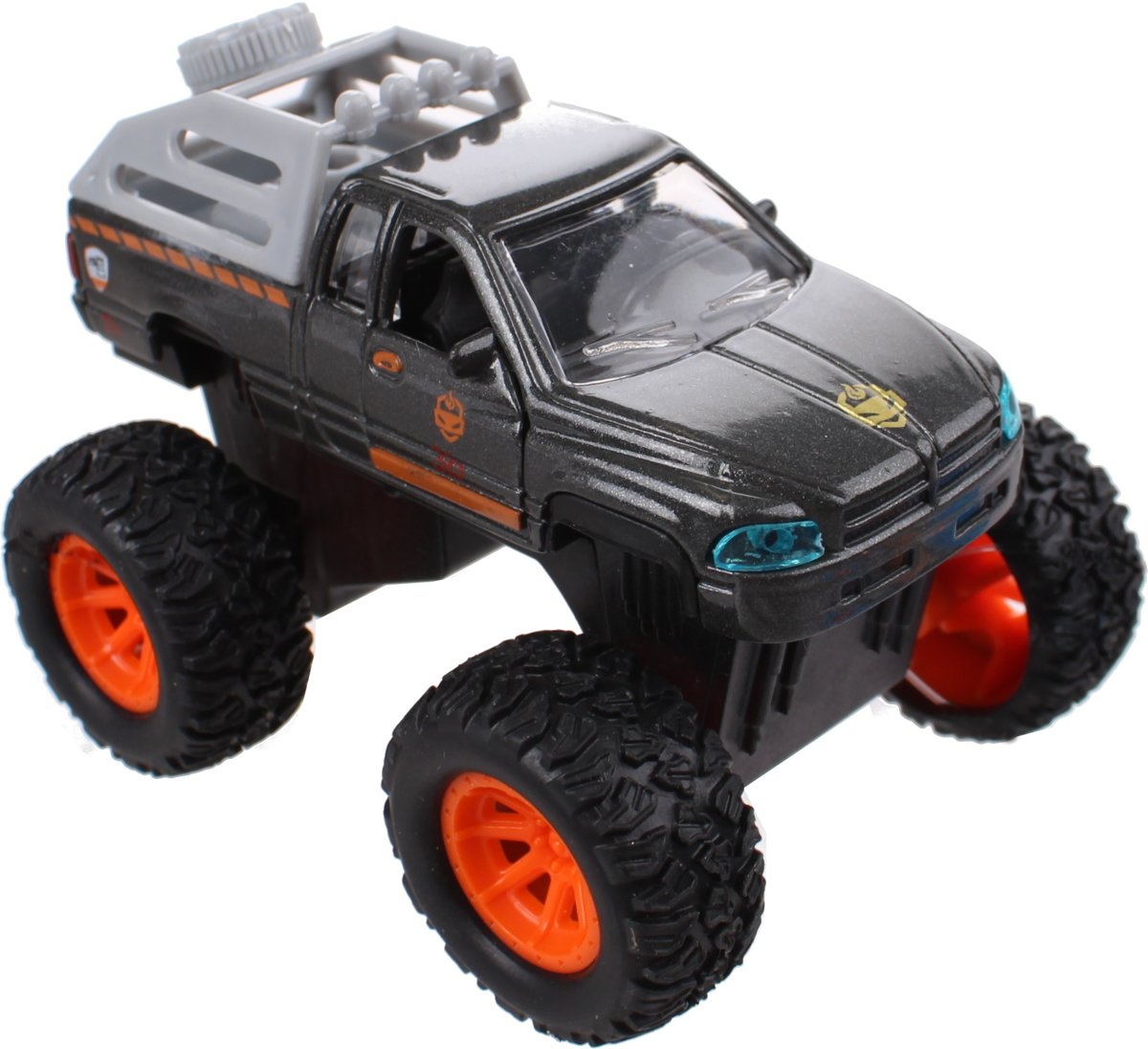 Toi-toys Monstertruck Diecast 8 X 5,5 X 6 Cm Antraciet