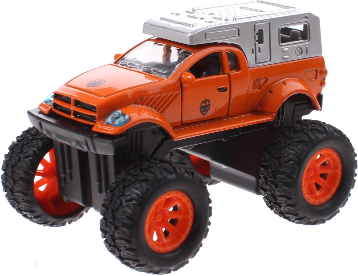 Toi-toys Monstertruck Diecast 8 X 5,5 X 6 Cm Oranje/zilver