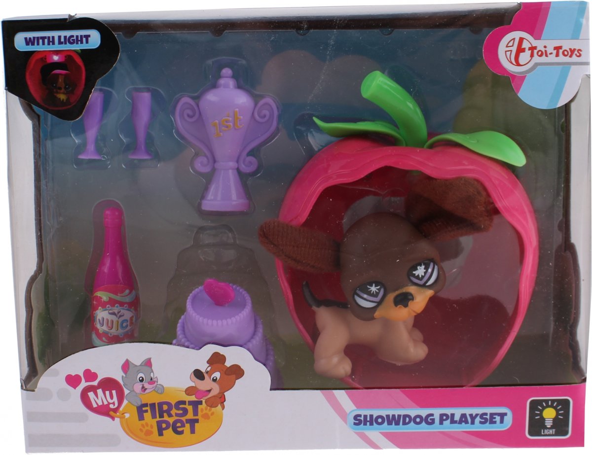 Toi-toys My First Pet Hond Speelset Roze/ Donkerbruin