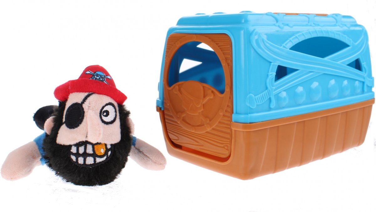 Toi-toys Piratenknuffel Met Opbergbench 15 Cm