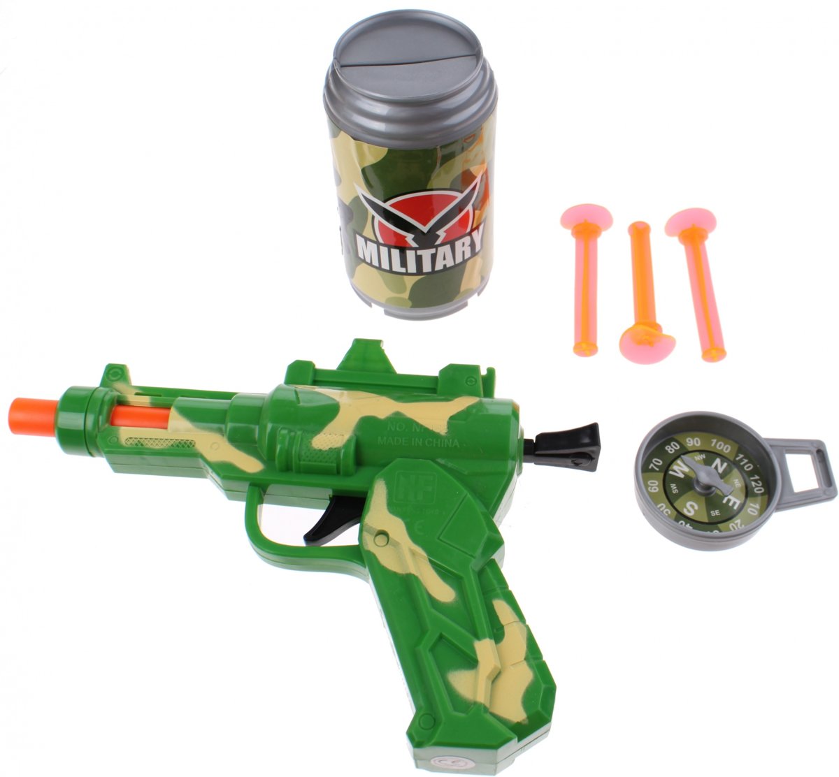 Toi-toys Pistool Army Met Zachte Kogels 18 Cm Groen