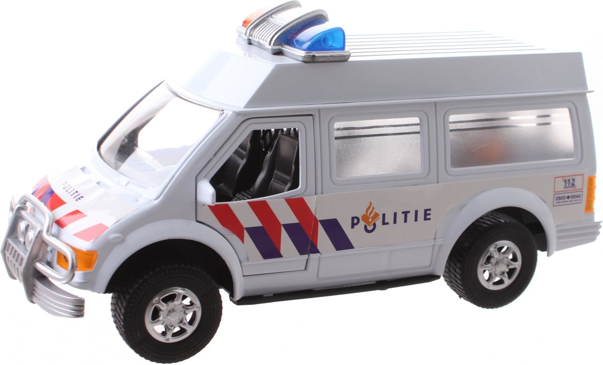 Toi-toys Politiebus Wit 24 Cm