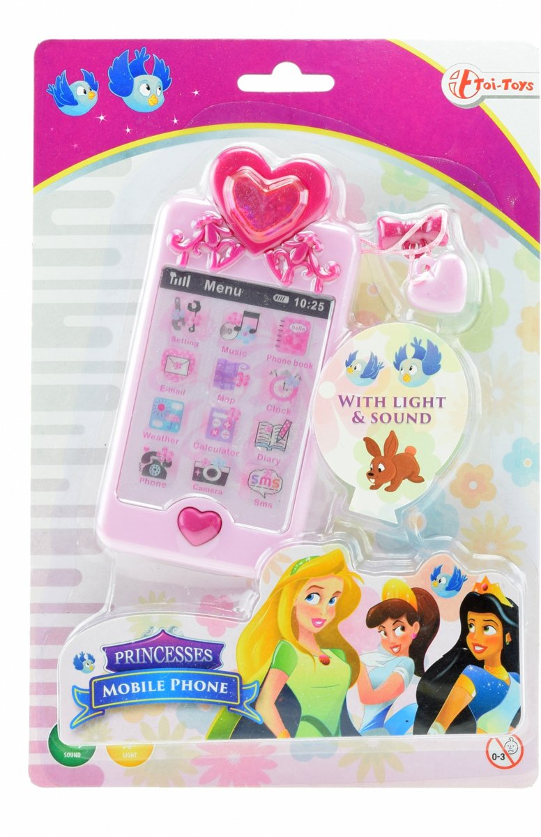 Toi-toys Prinsessen Telefoon Met Licht En Geluid Roze