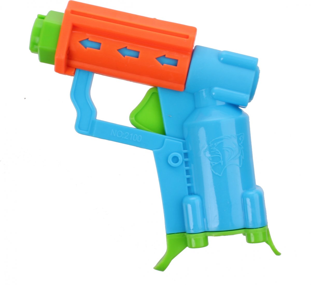 Toi-toys Propellor Gun Met Foampijlen 13 Cm Blauw