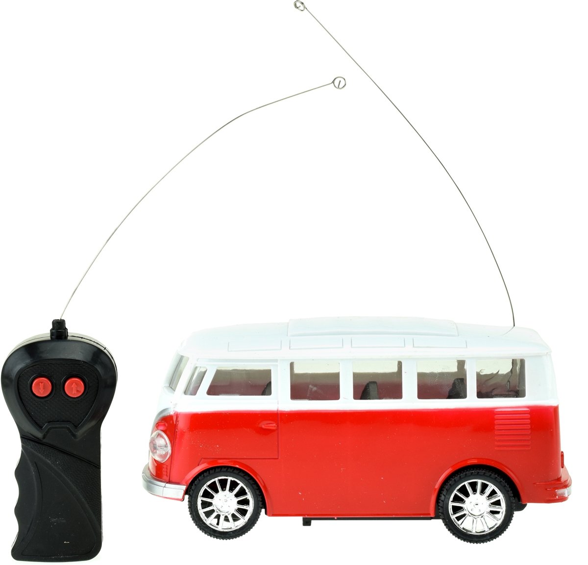 Toi-toys Retro Busje Met Licht Rood