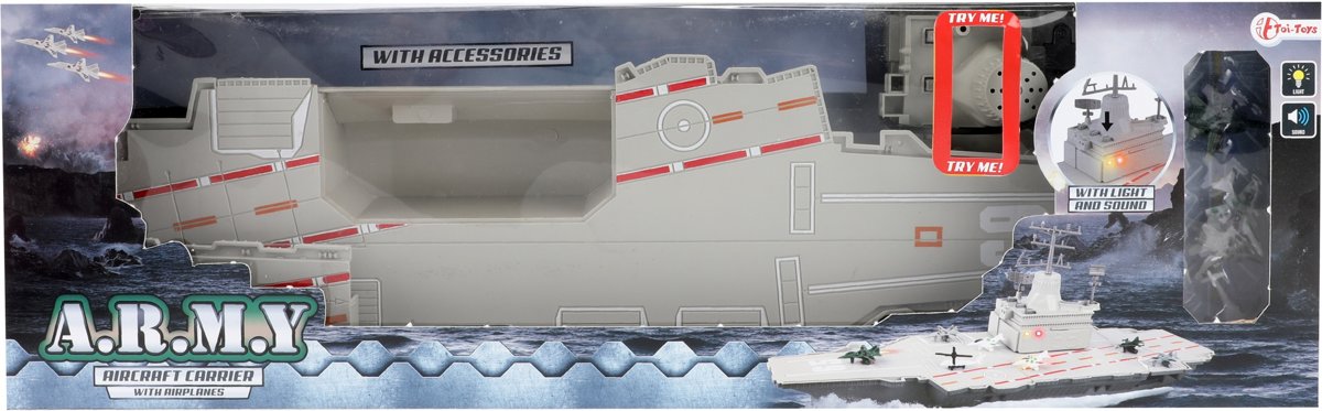 Toi-toys Schip Met Licht En Geluid Grijs 31 Cm