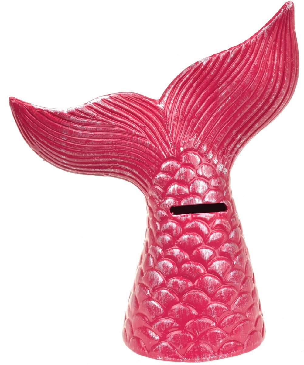 Toi-toys Spaarpot Zeemeerminstaart Roze 21 Cm