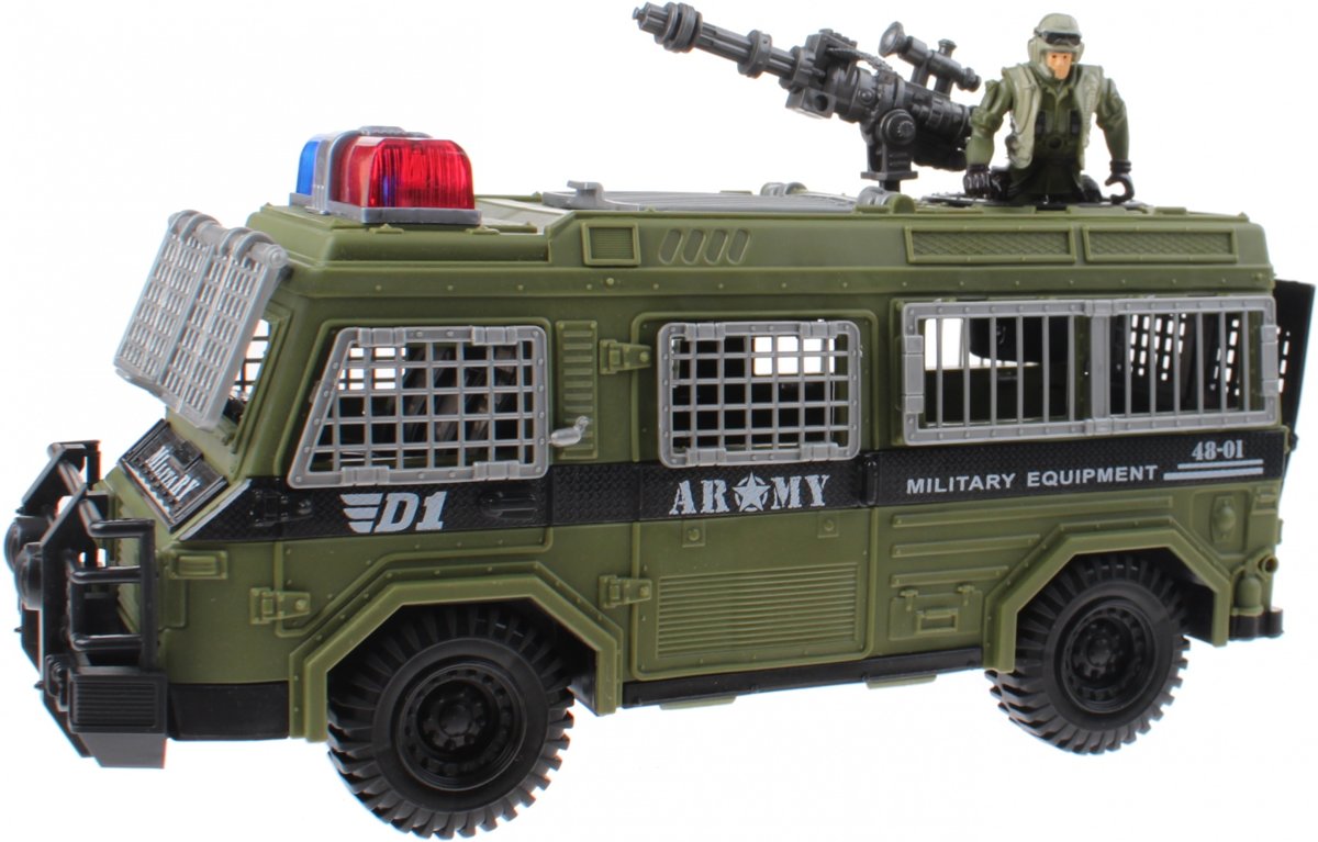 Toi-toys Speelset Army Special Forces Pantserbus Groen 3-delig