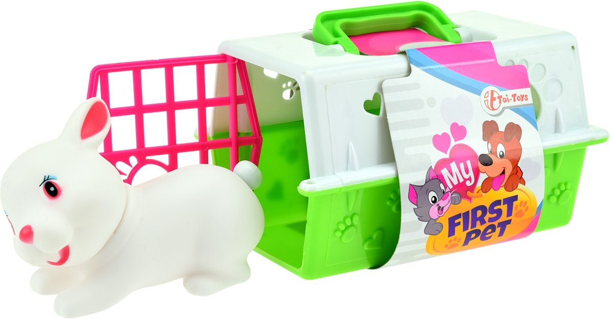 Toi-toys Speelset Konijn Met Bench Wit