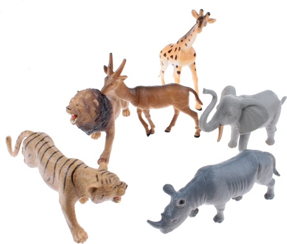 Toi-toys Speelset Wilde Dieren 6-delig 20 Cm