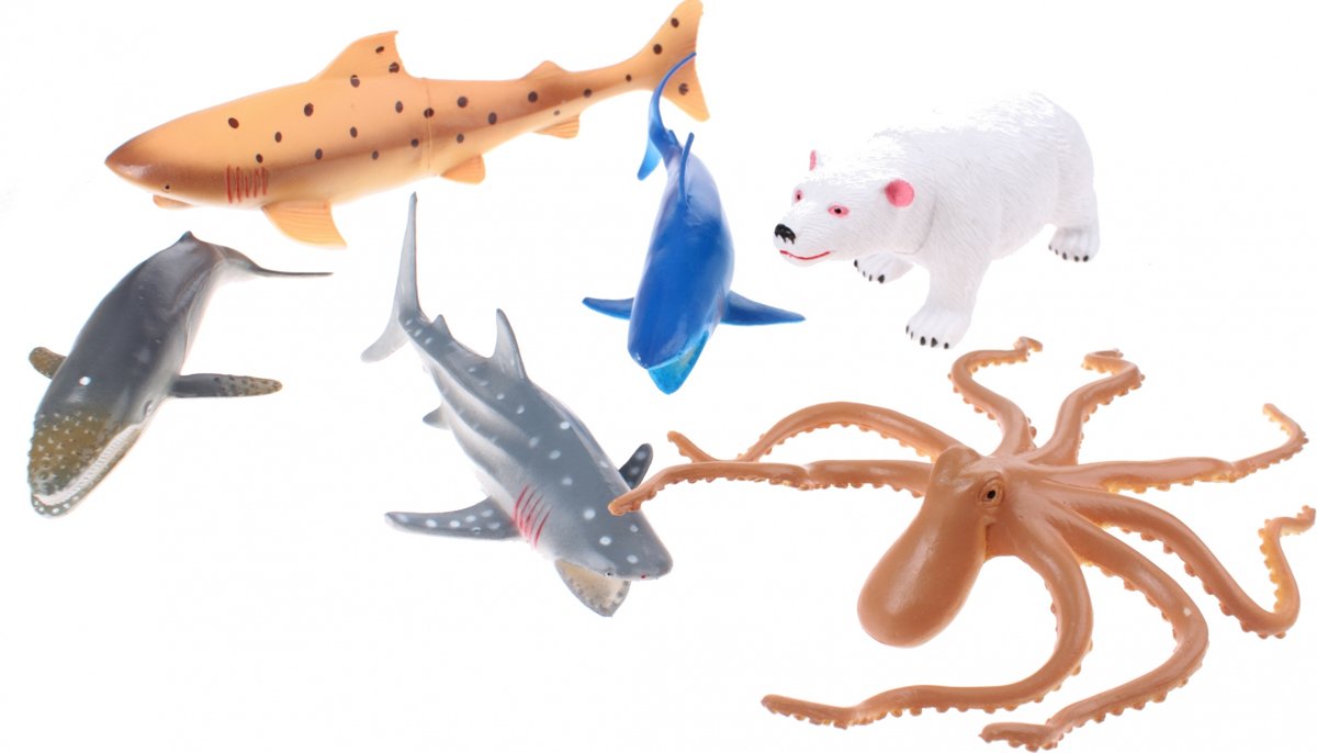 Toi-toys Speelset Zeedieren 6-delig 20 Cm