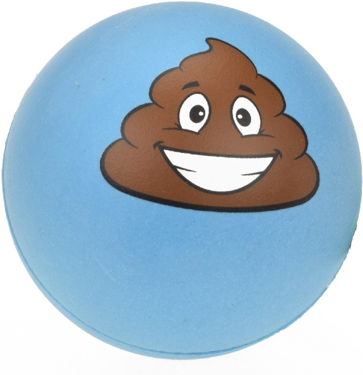 Toi-toys Stuiterbal Funny Poo! 5 Cm Junior Blauw