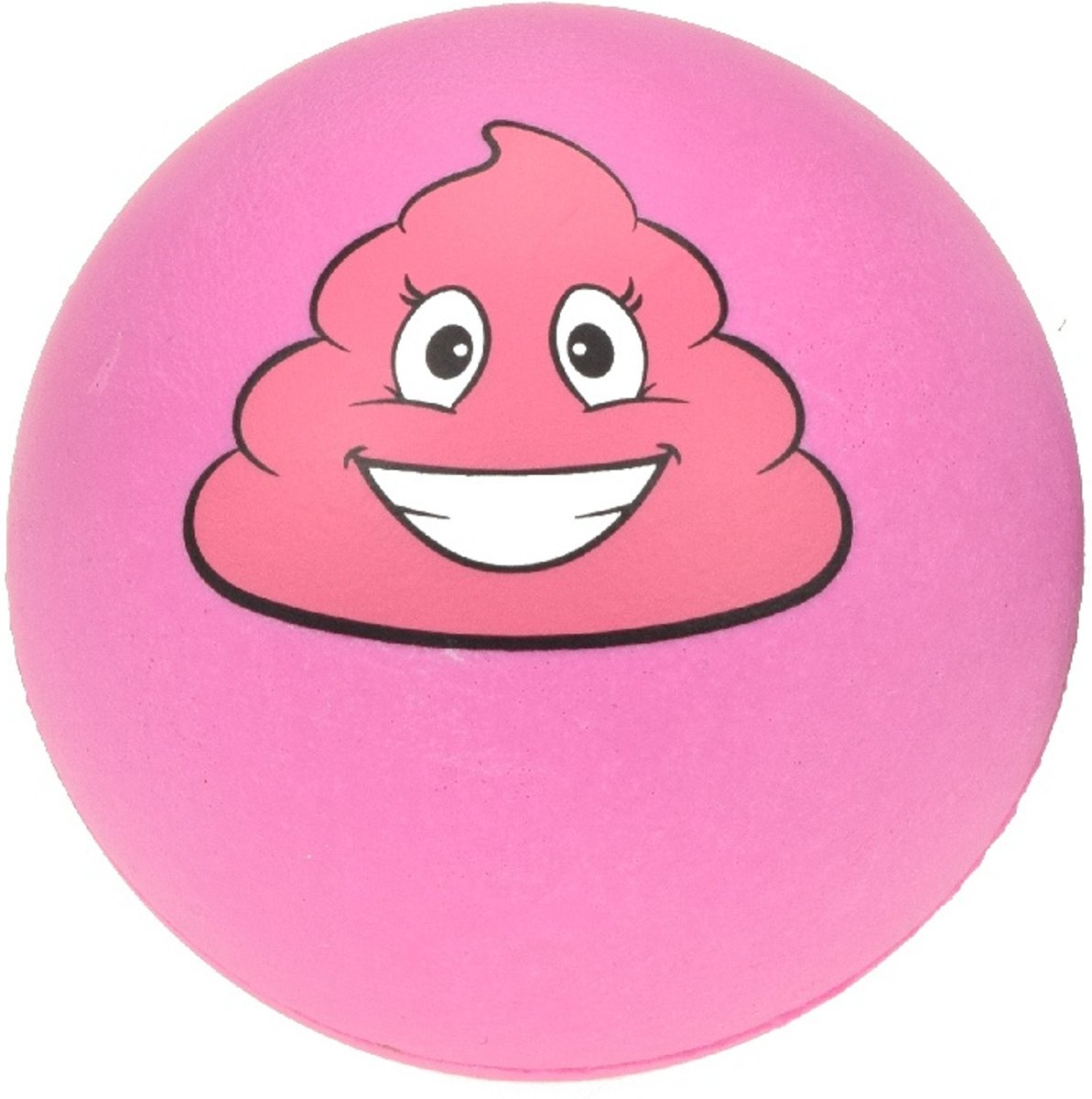 Toi-toys Stuiterbal Funny Poo! 5 Cm Junior Roze