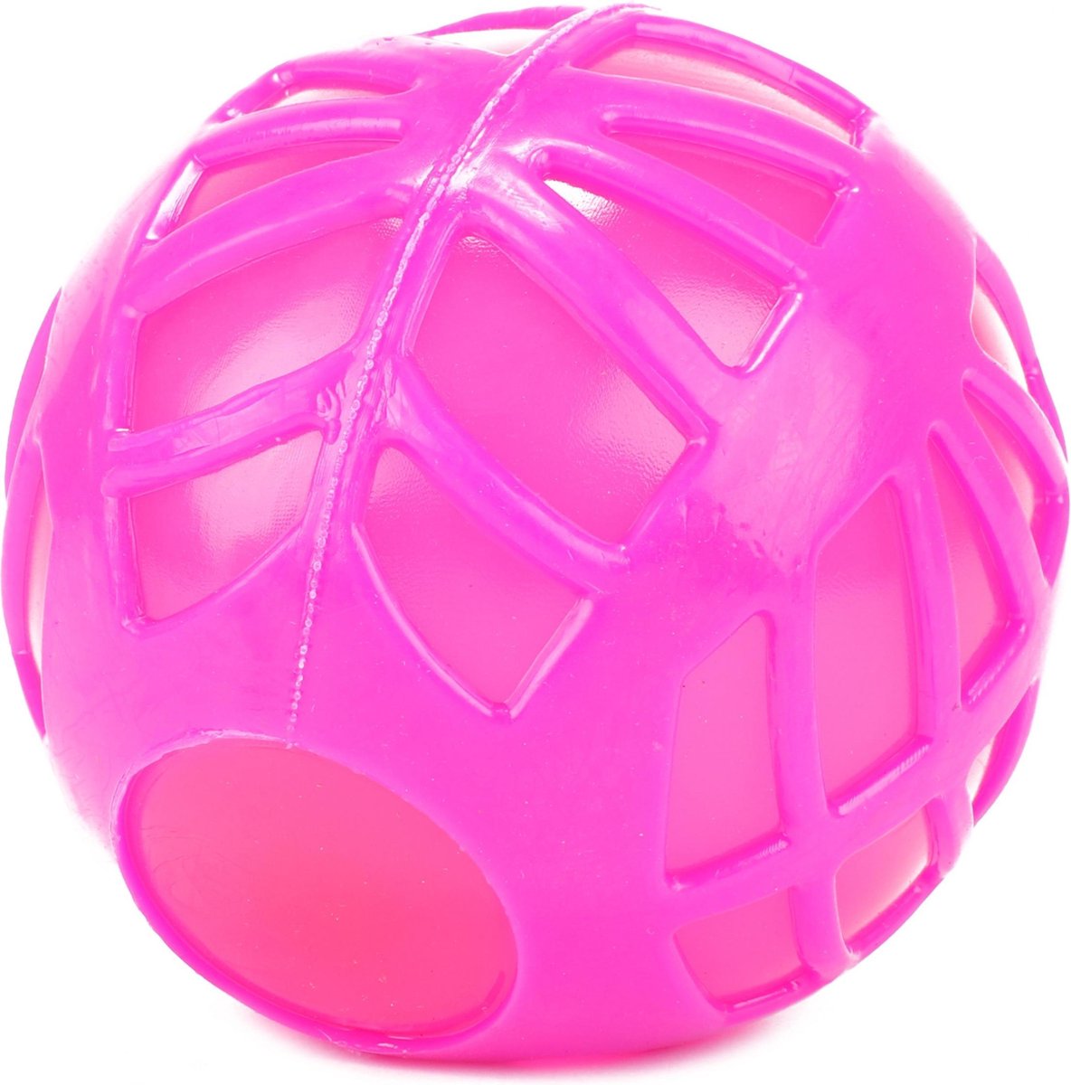 Toi-toys Stuiterbal Spiderweb Junior 10 Cm Paars/roze