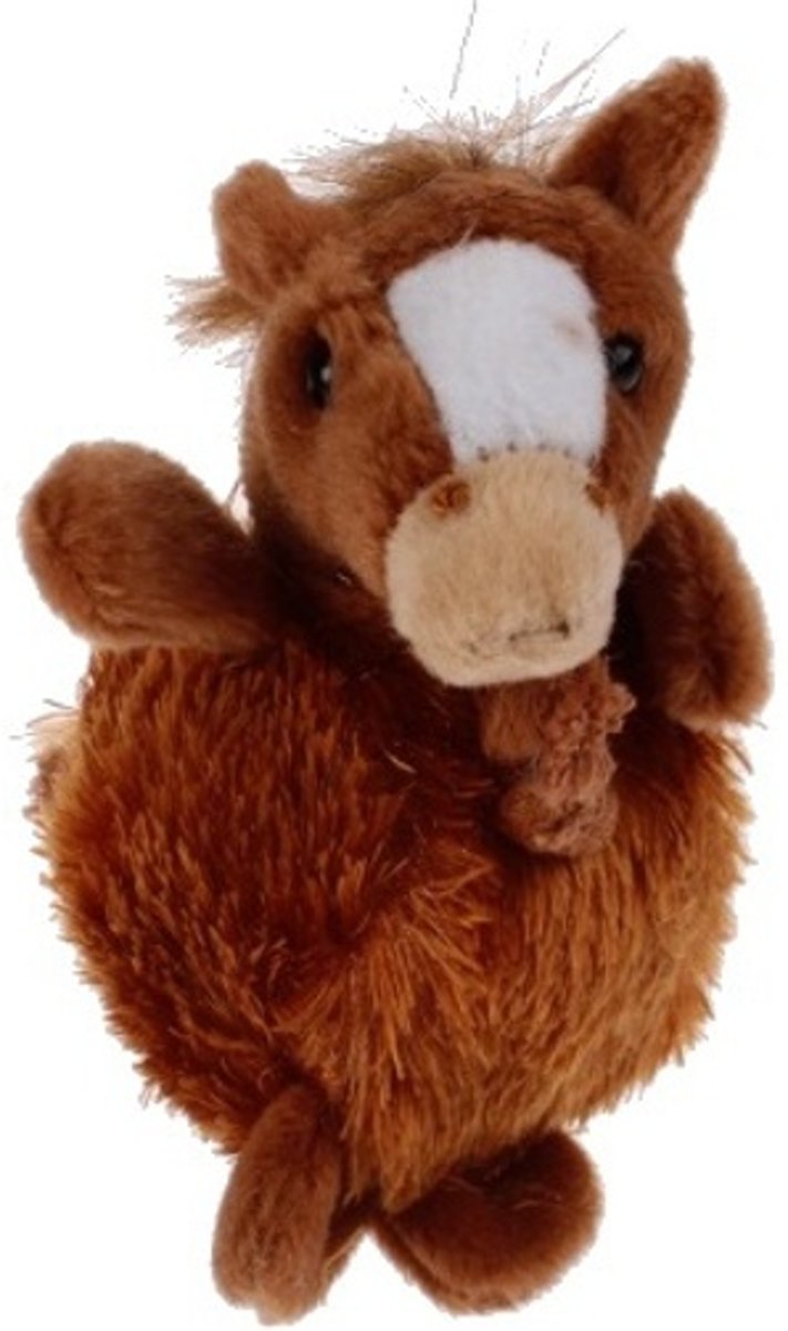 Toi-toys Stuiterknuffel Paard 10 Cm Bruin