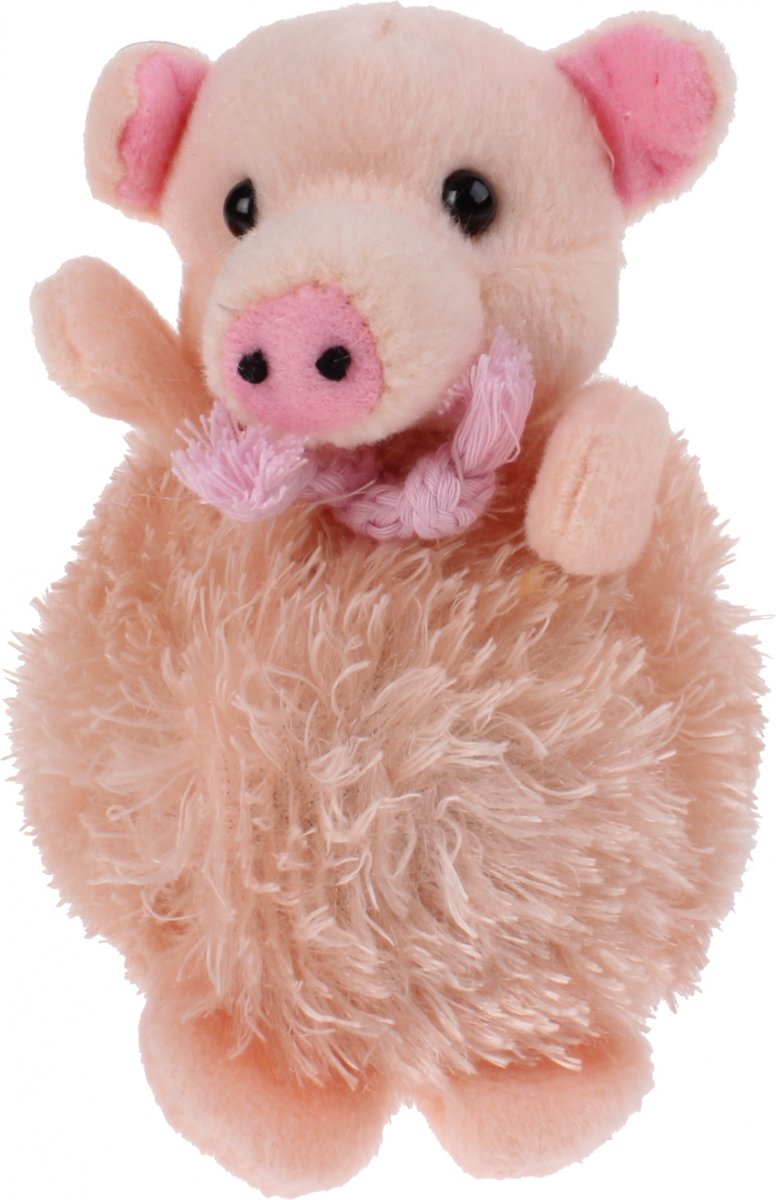 Toi-toys Stuiterknuffel Varken 10 Cm Roze