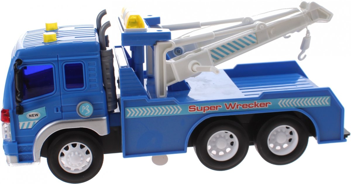 Toi-toys Takelwagen Met Licht En Geluid 28 Cm Blauw