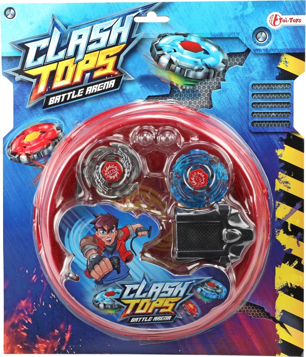 Toi-toys Tollenset Clash Tops Jongens Blauw 3-delig