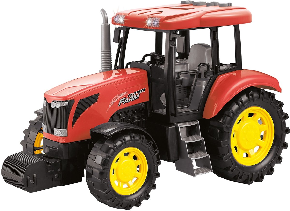 Toi-toys Tractor Frictie 31 Cm Rood