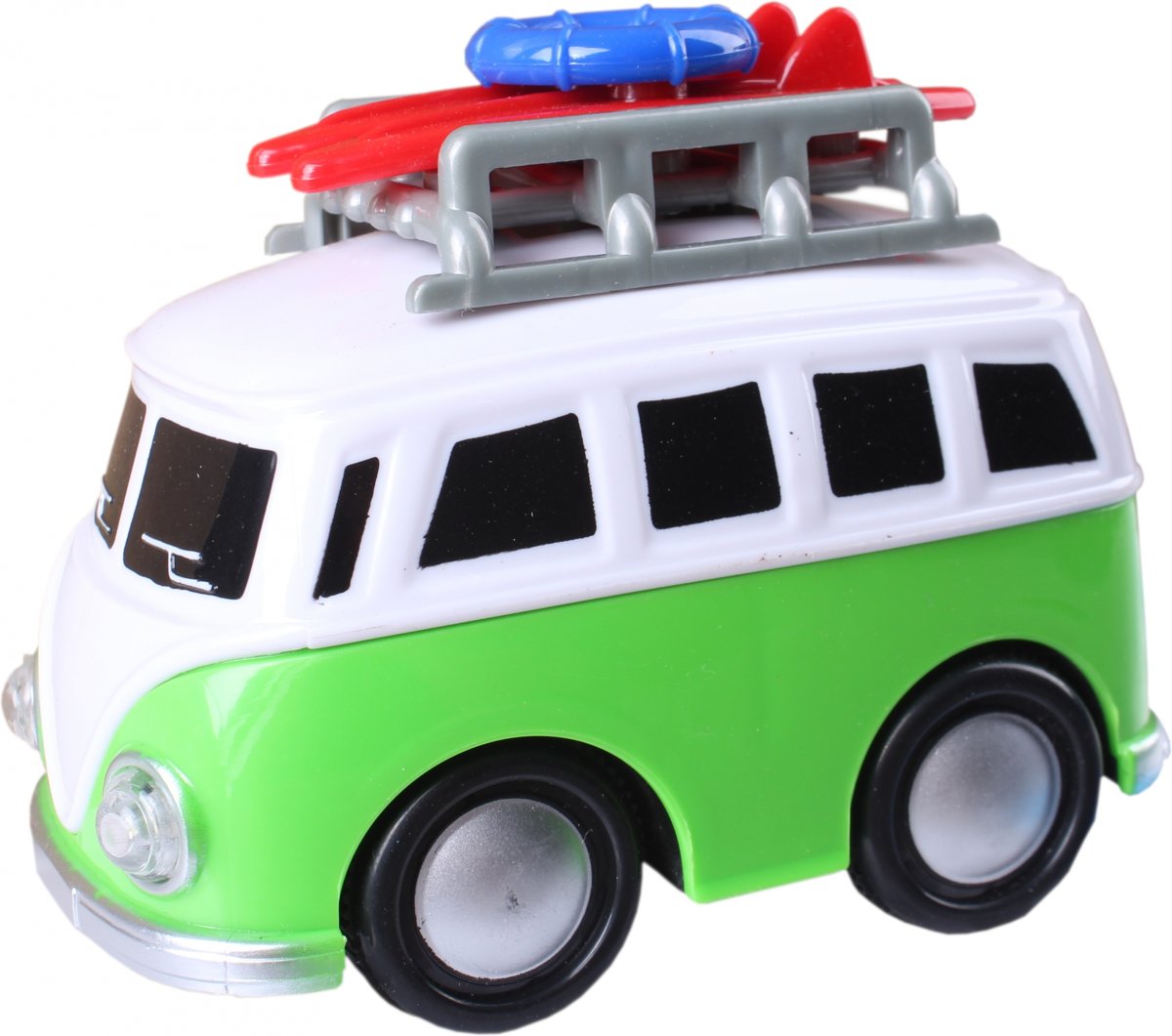 Toi-toys Volkswagenbus 10 Cm Groen Met Strandspullen