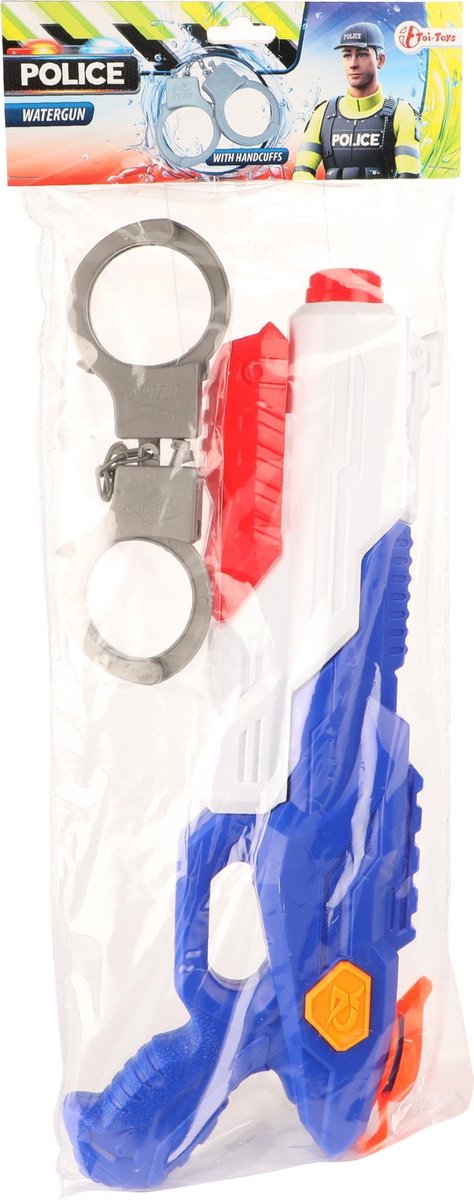 Toi-toys   Politie 40 Cm Junior Blauw/wit 2-delig