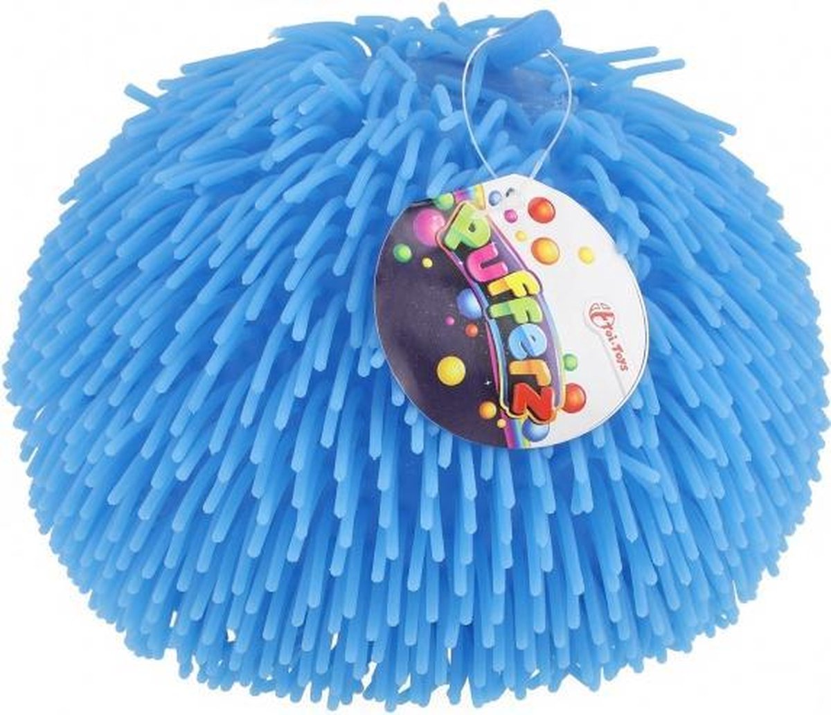 kneedbare stekel pufferbal blauw 20 cm