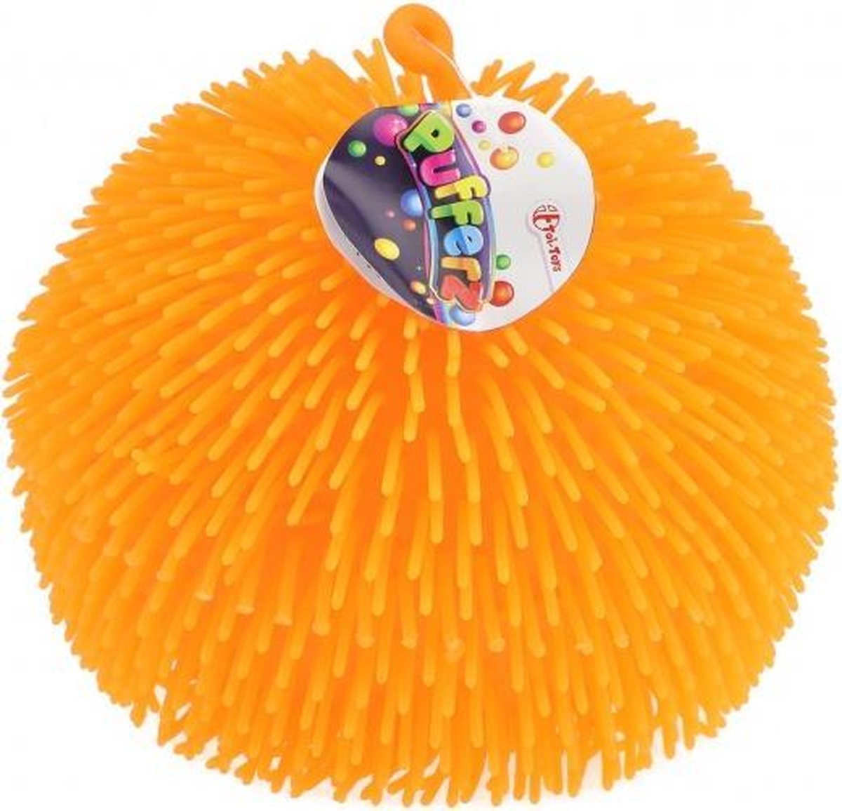 kneedbare stekel pufferbal oranje 20 cm