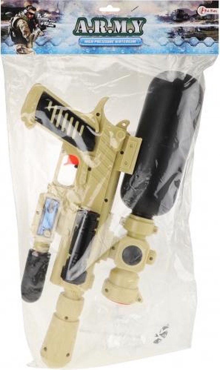 leger waterpistool beige/zwart 44 cm