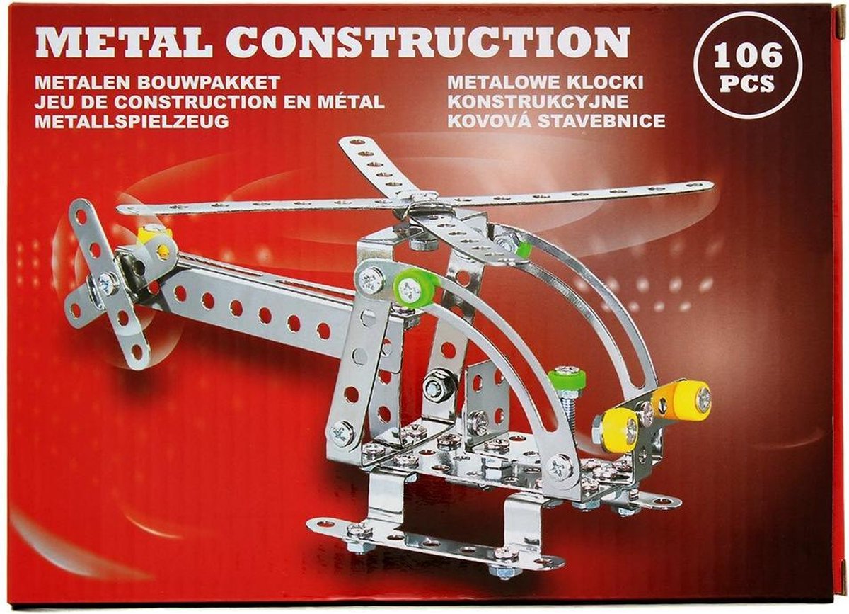 Metalen Bouwpakket - Auto - Helikopter - Vrachtwagen - Diverse varianten
