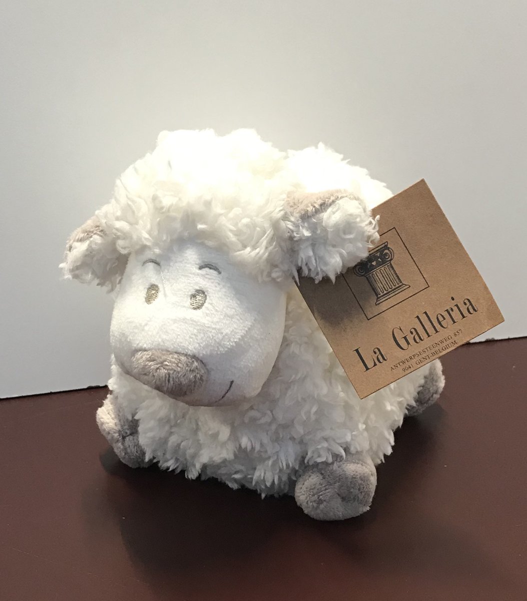 Zacht bolletje schaap 18cm - La Galleria