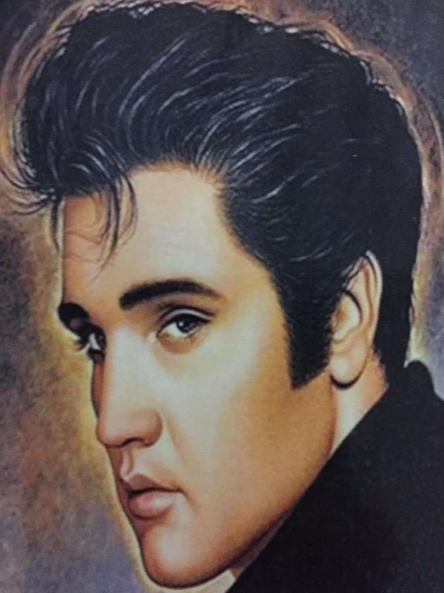 TOPMO diamond painting- Elvis Presley portret- volledig 40x50cm