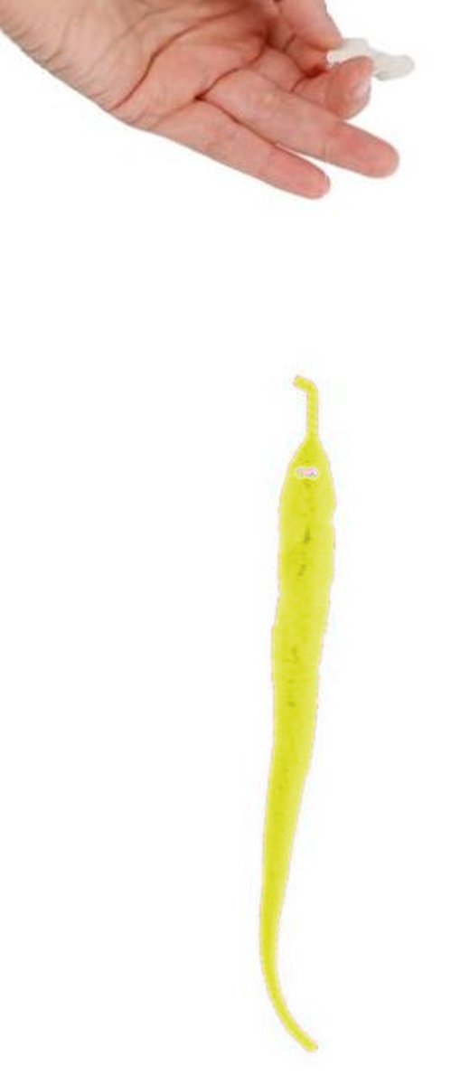 Toys Amsterdam Magische Worm Junior 20 Cm Pluche Geel