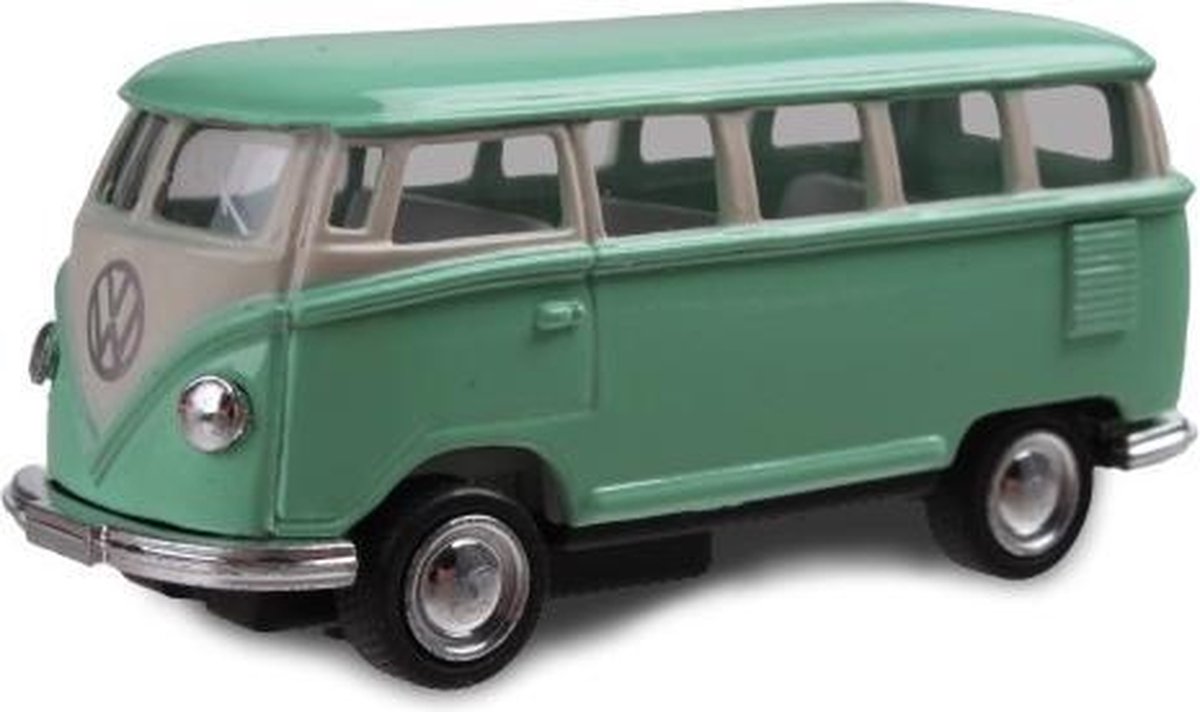 Toys Amsterdam Schaalmodel Vw Bus T1 Pull-back 1:64 Mintgroen