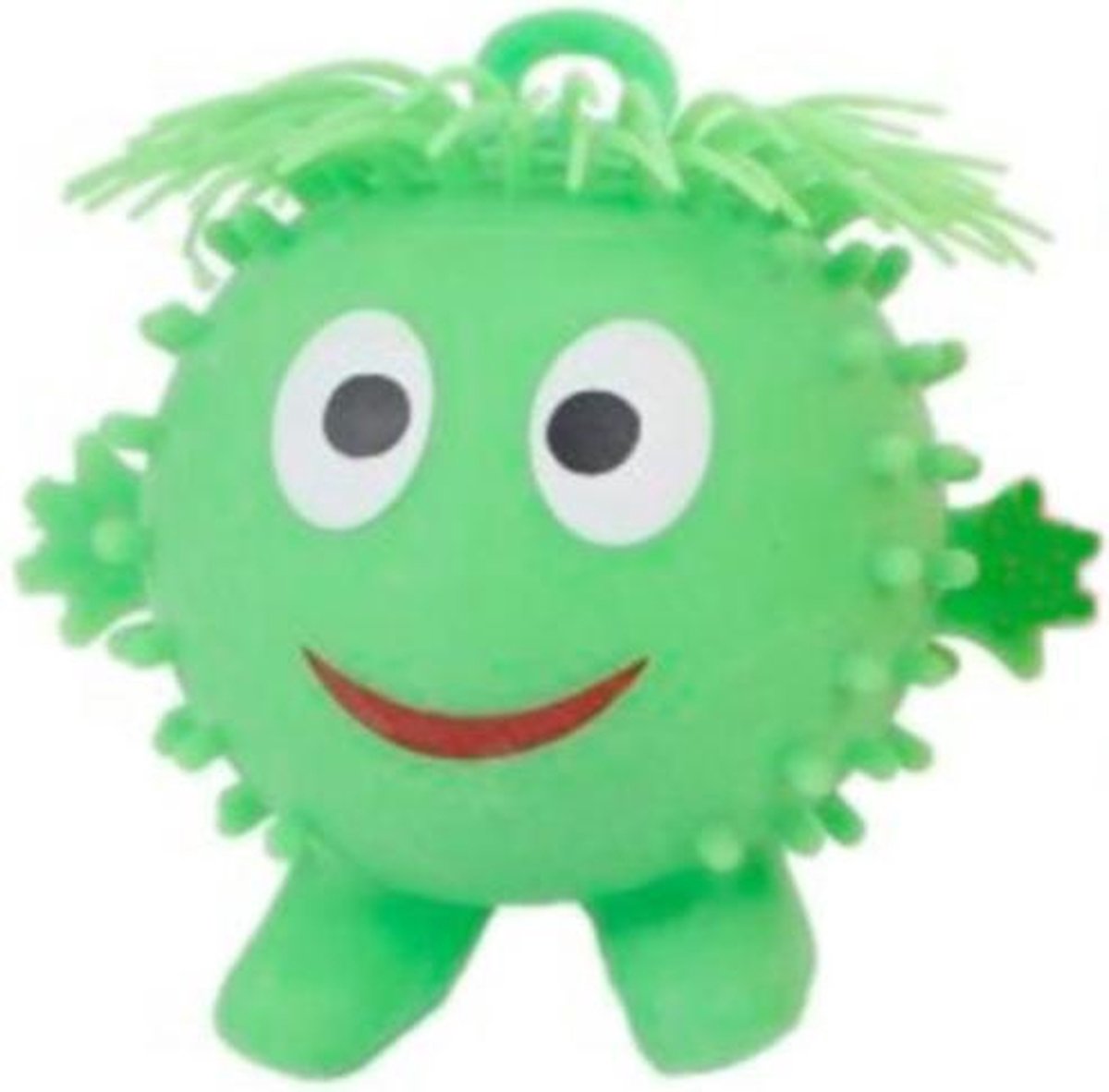 fantasieknuffel Puffer 18 cm pluche groen